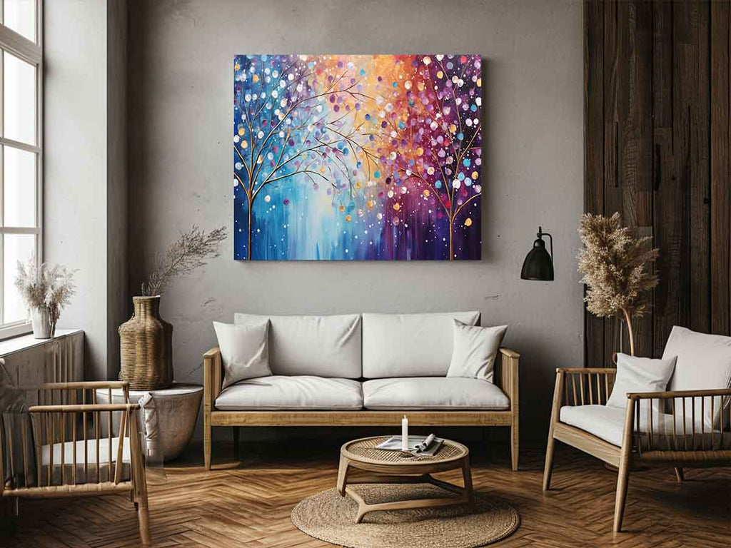 Sparkle Tree Art Canvas Art Print
