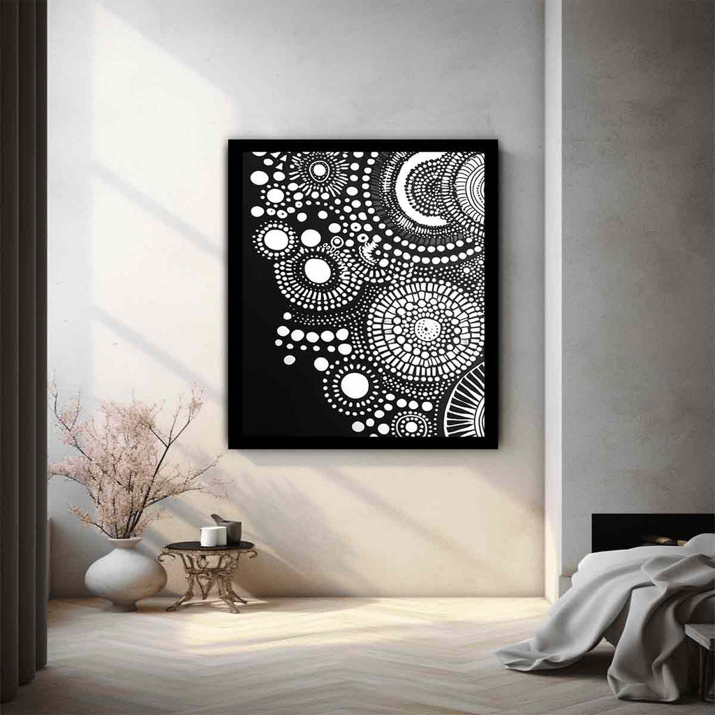 Dot Art  Canvas Art Print