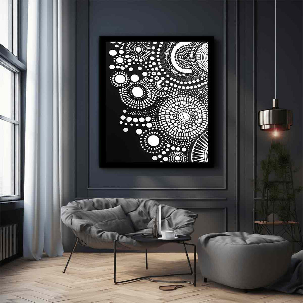 Dot Art  Canvas Art Print
