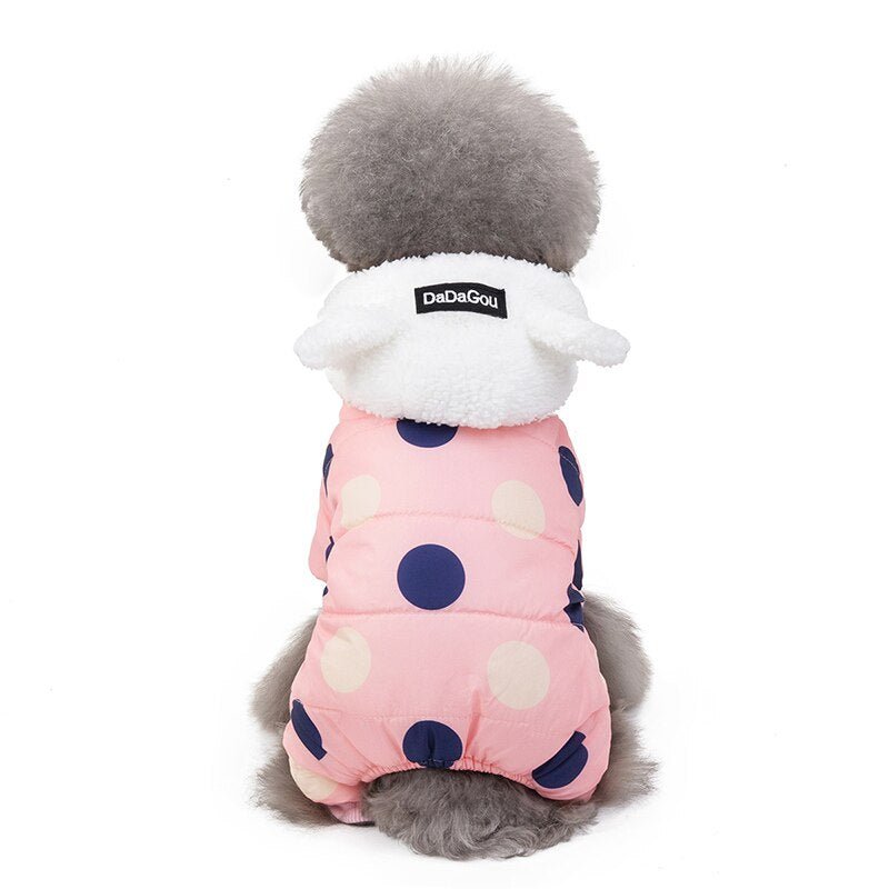 Dog Clothes Winter Pet Padded Vest Thickened Warm Jacket Costume Soft Pet Coat for Small Medium Dogs Cats Pets Outdoor Supplies