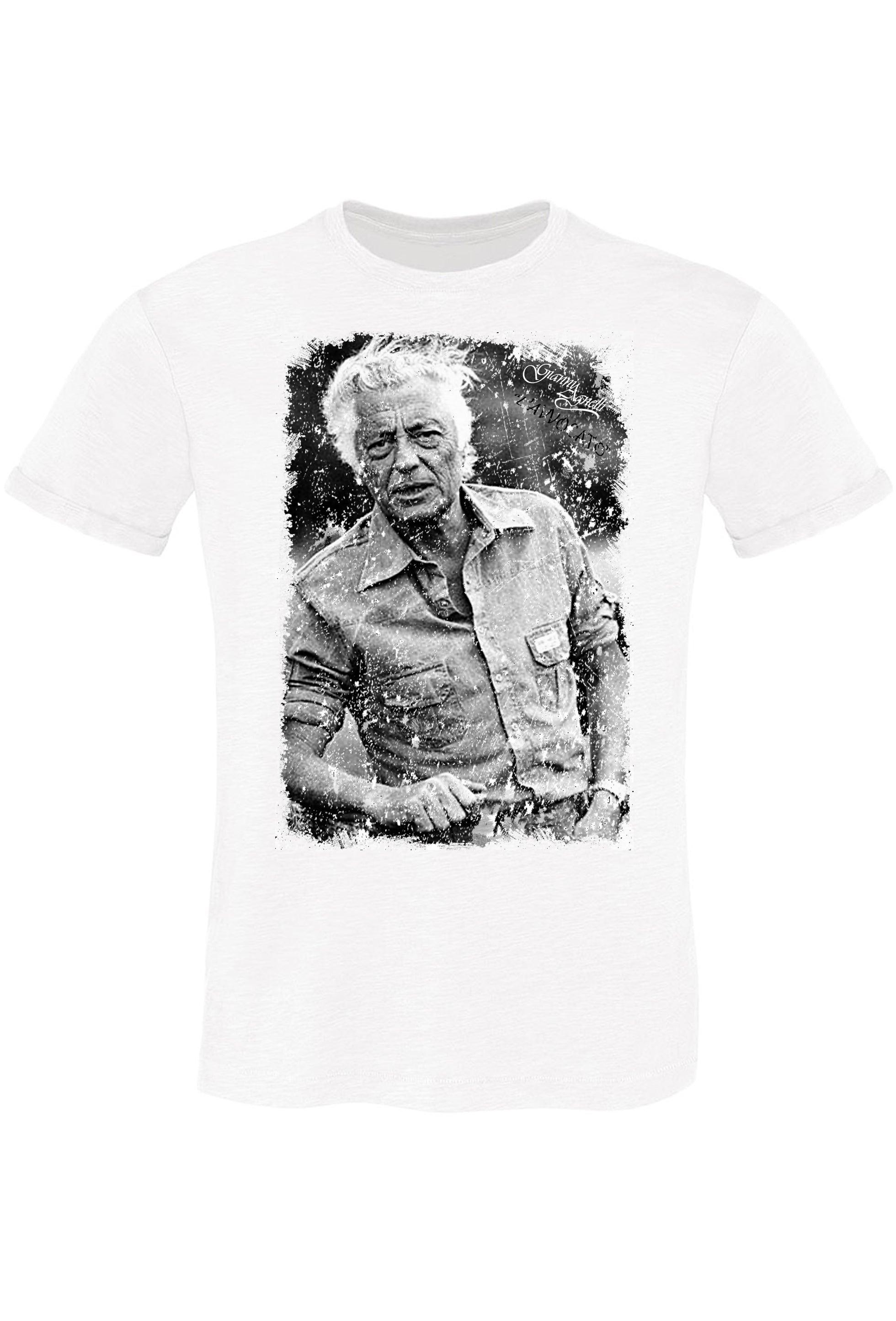 Gianni Agnelli 18-1 T-Shirt Urban Men Uomo 100% Cotone Fiammato
