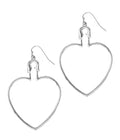 HEART PIN EARRING -valentine