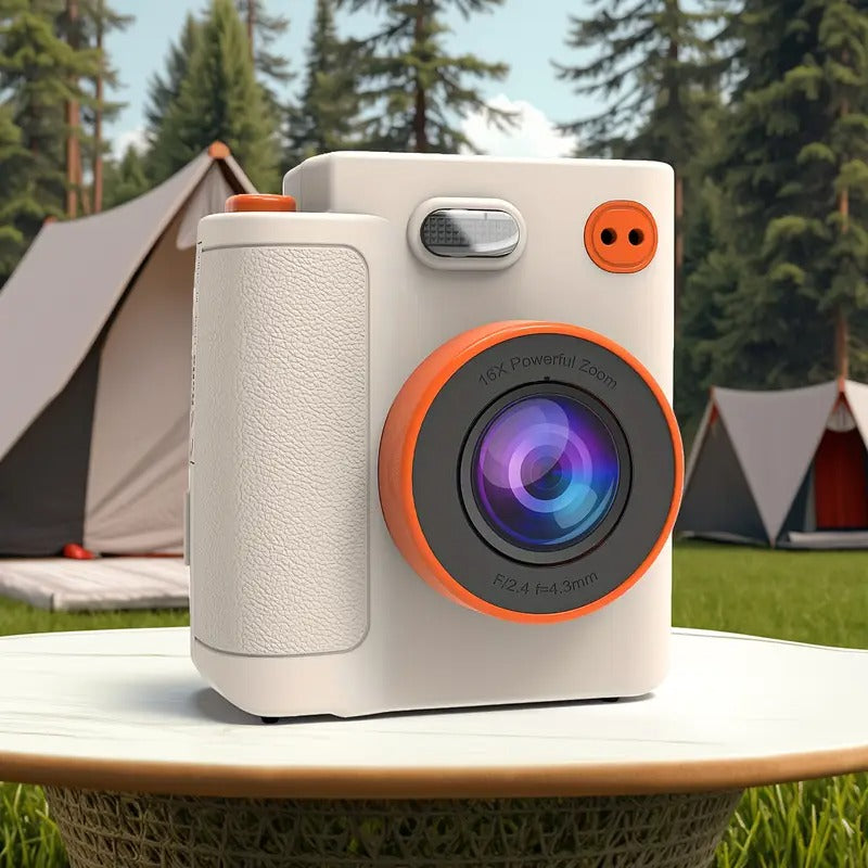 NNETM Kids Print Camera 1080P with Vintage Paper