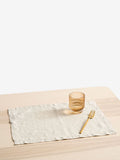 Beige Linen Table Placemat Set