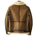 Men’s Vintage Brown Sheepskin B3 Bomber Jacket