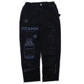 Men High Street Elastic Waist Fashion Baggy Hip Hop Style Men Streetwear