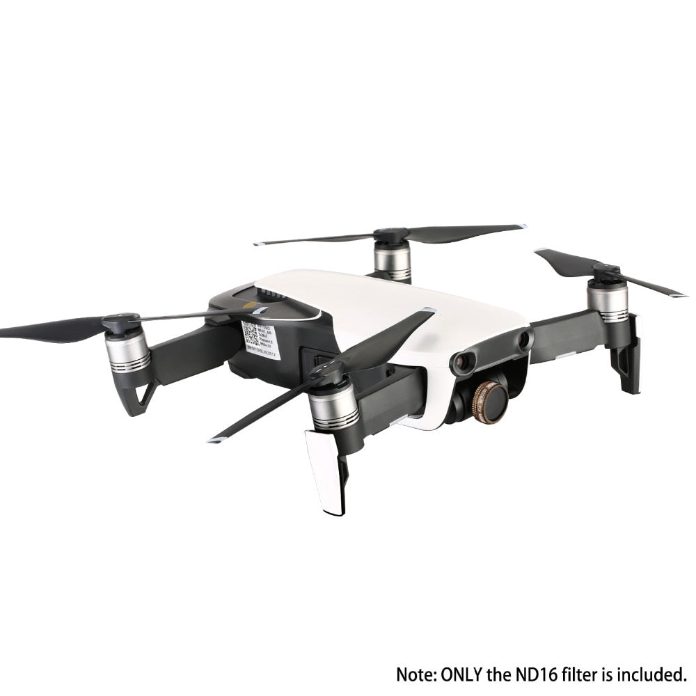 6 Pieces Pro Lens Filter Kit for DJI Mavic Air Drone Quadcopter Includes: ND4  ND8  ND16  ND4/PL  ND8/PL  ND16/PL (Gold)