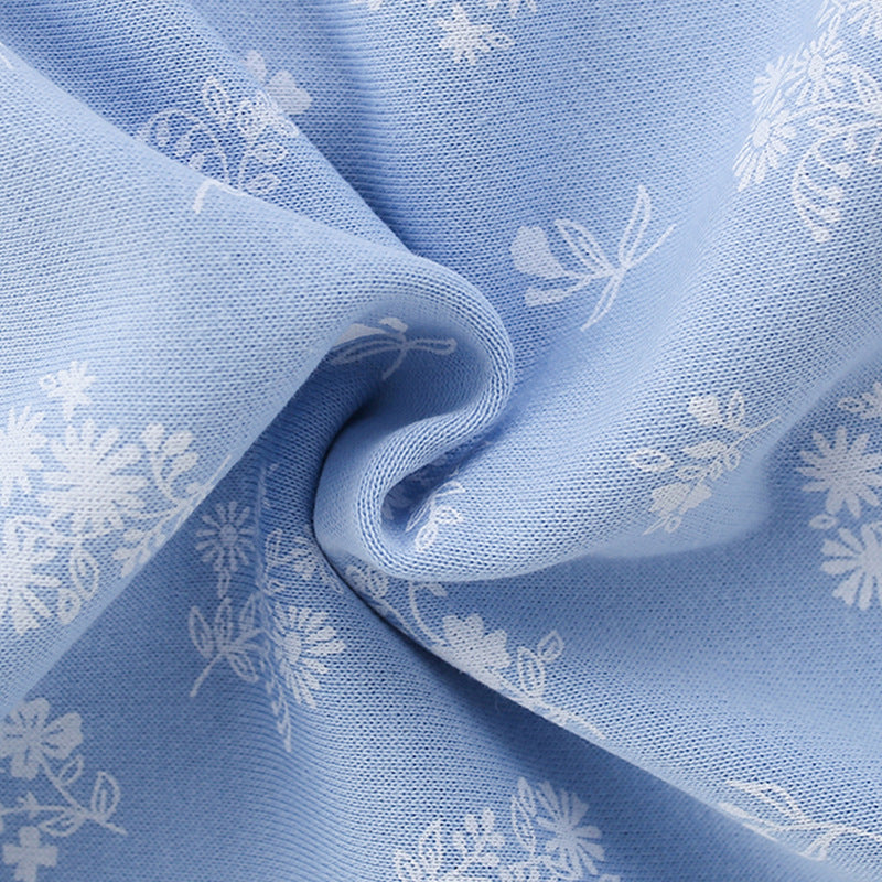 Arrival European and American Style Girls’ Hooded Zip-up Floral Pattern Coat with Long Sleeves