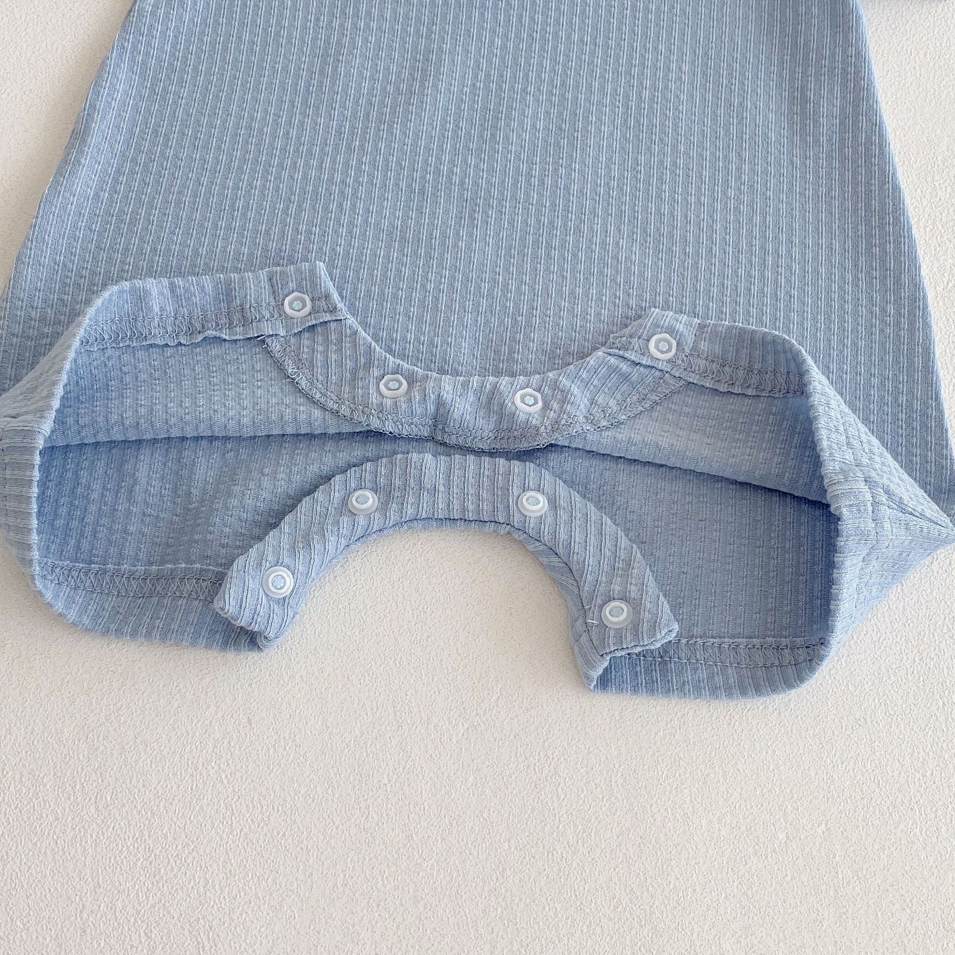 Summer Arrival Baby Unisex Short Sleeves Plain Rompers Bodysuits