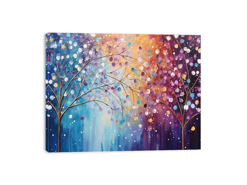 Sparkle Tree Art Canvas Art Print