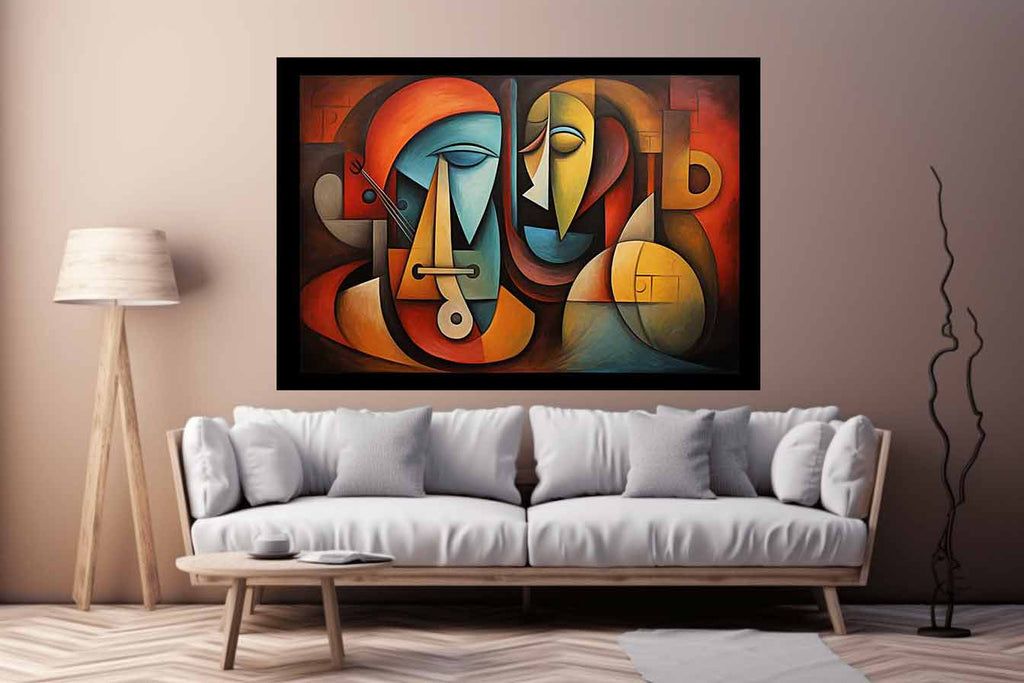 Cubism Art  Canvas Art Print
