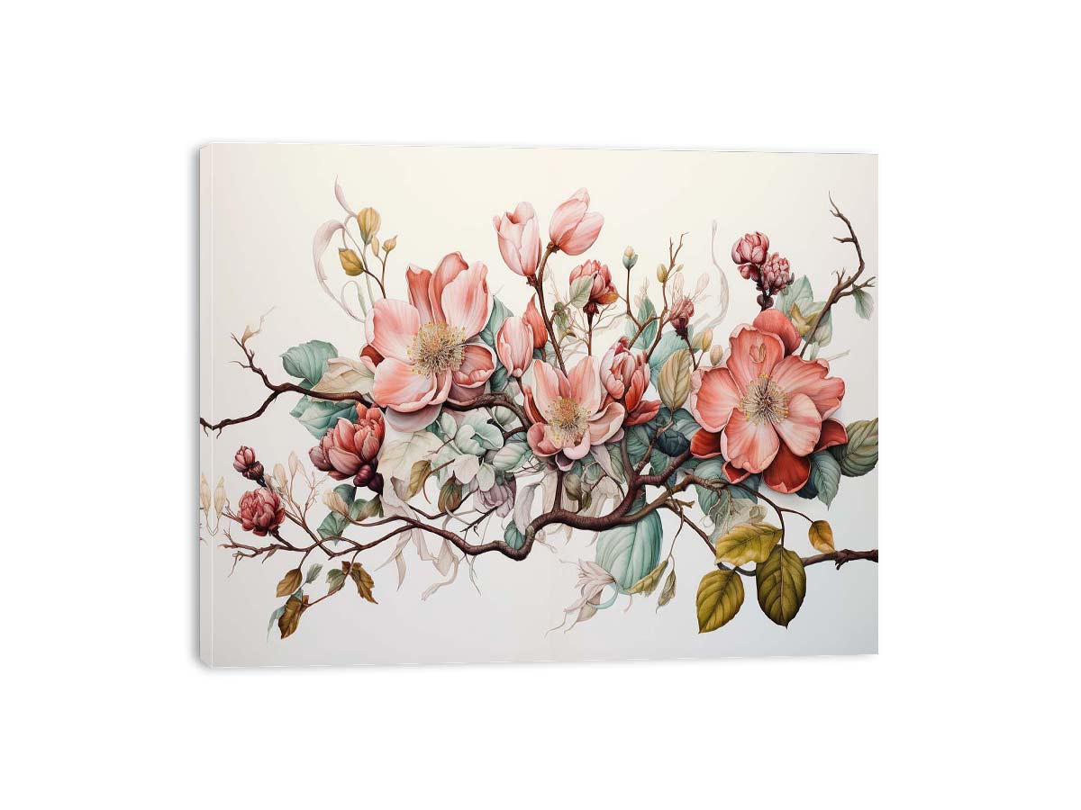 Flower Art Canvas Art Print