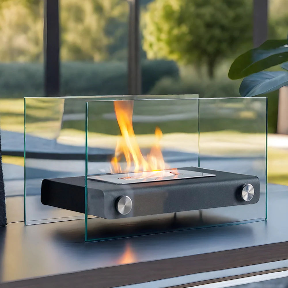 14" L Portable Tabletop Fireplace