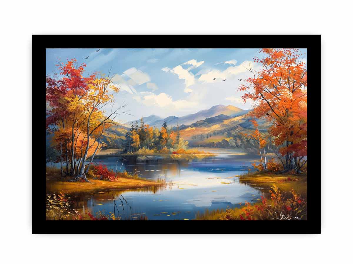 Landscape Canvas Painting for Bedroom